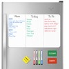 HOMiDEK Magnetic Dry Erase Board: Small Fridge Whiteboard, Flexible Refrigerator