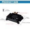 GeeekPi Aluminum Alloy CNC Heatsink Active Cooler with Cooling Fan