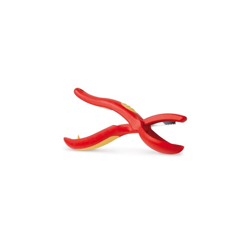 Snips Chestnut Dough Cutter with Steel Blade, Plastic, Red, 19.5