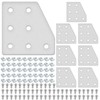 IMETRX 8pcs 2040 L Corner Bracket Joining Plate T Slotted