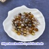 Honkoolly 100pcs Crystal Glass Beads 8mm Faceted Rondelle Glass Spacer