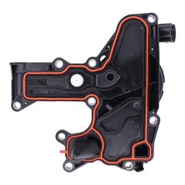 HouYeen PCV Valve Crankcase Vent Cover Oil Separator 2 Breather Hoses for A4 A5 A6 A3 Quattro Q5 TT CC 1.8TFSI 2.0TFSI 06H103495