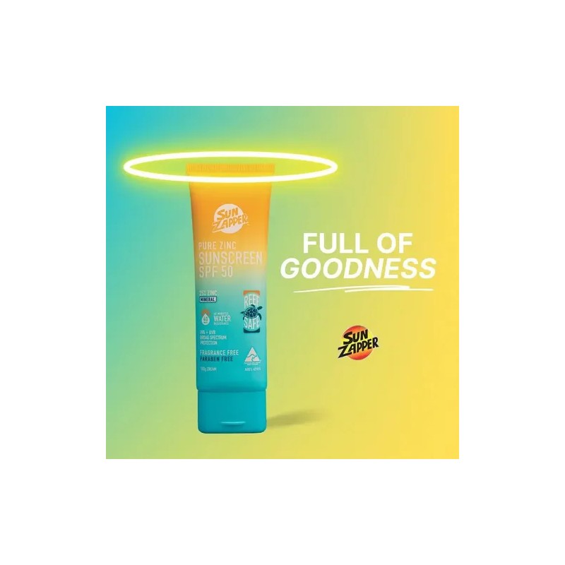 Sun Zapper Pure Zinc Sunscreen Bloqueador Solar Spf 50 Reef