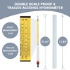 Hydrometer Alcohol 0-200 Proof and Tralle Accurate Alcohol Proof Tester