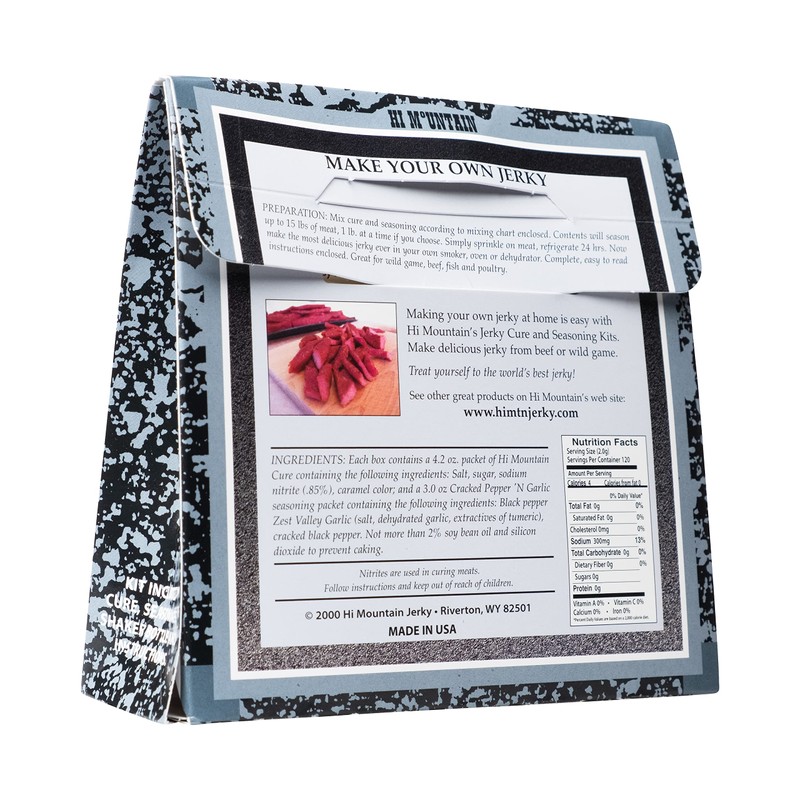 Hi Mountain Jerky Seasoning and Cure Kit | CRACKED PEPPER