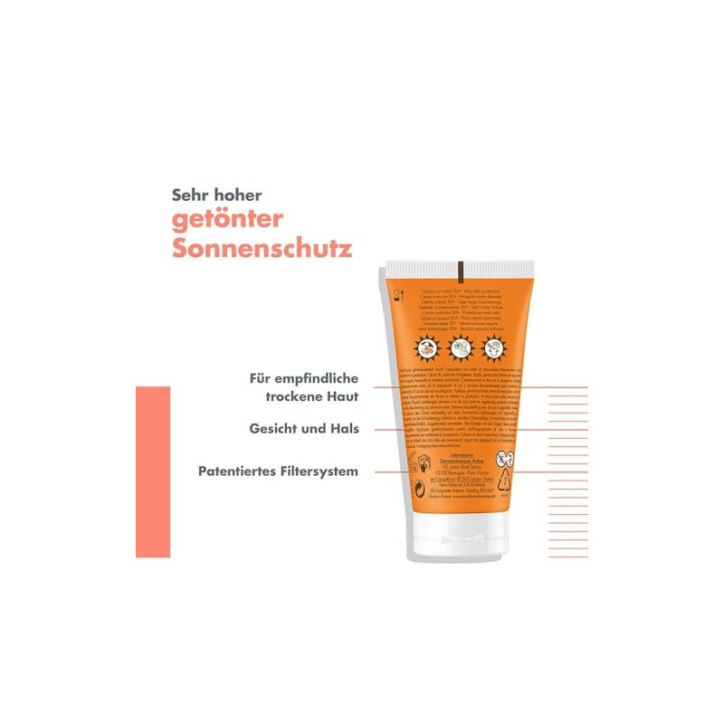 Avene Very High Protection Tinted Cream SPF 50 for Women