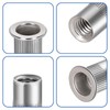M8 Flange Rivet Nuts, 304 Stainless Steel Rivnut, Knurled Flat