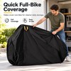 Waterproof Bicycle Cover for Outdoor Storage – 210T Full Bike