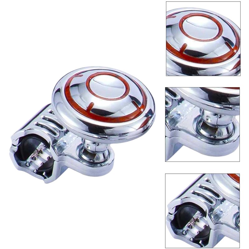 Riloer Steering Wheel Spinner Suicide Knob for Steering Wheel, Booster