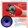 DecoLife Cute Mouse Mini Fan, Handheld & Portable USB Rechargeable