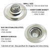 Seatery 1.25" Small Drain Strainer, Sink Drain Hair Catcher, Bathroom