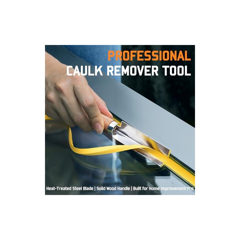 2 PCS Professional Caulk Remover Tool – Heat-Treated Caulking Tool