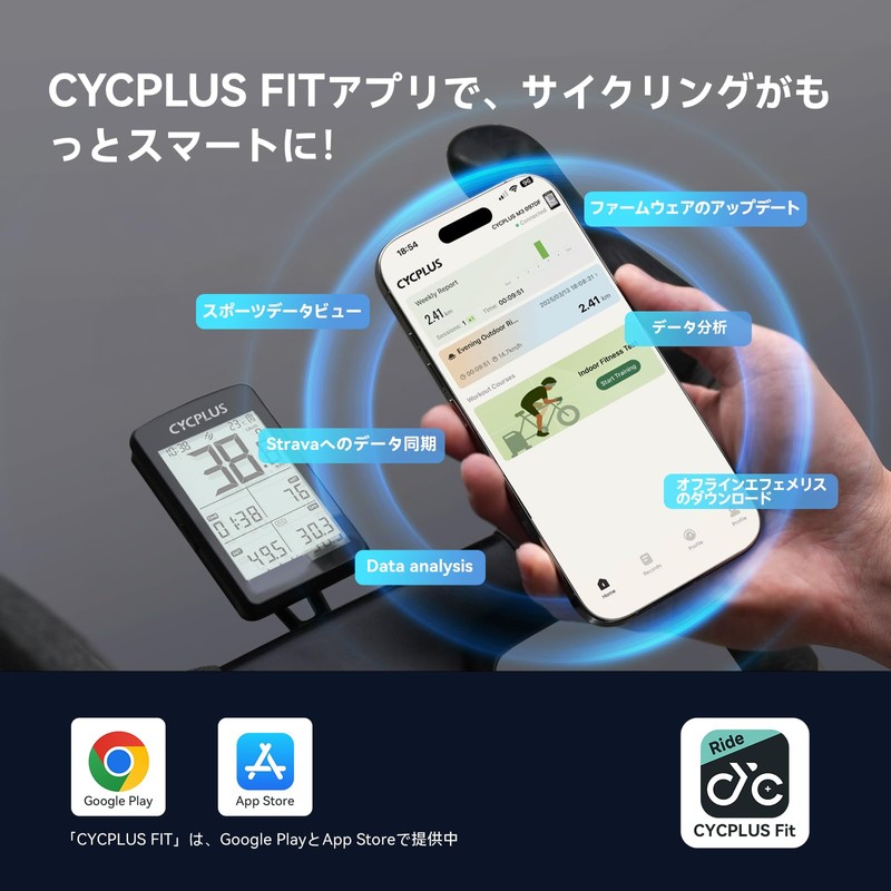 CYCPLUS GPS Cycle Computer M3