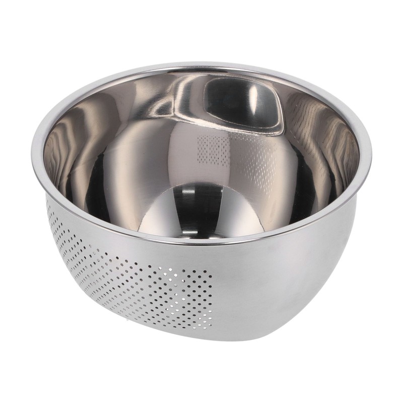 Drain Basket Stainless Steel Rice Sieve Thickened Vegetable Washing Drainer