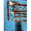 1 ONE Navajo talking stick 14" w/dangle beads & Stone