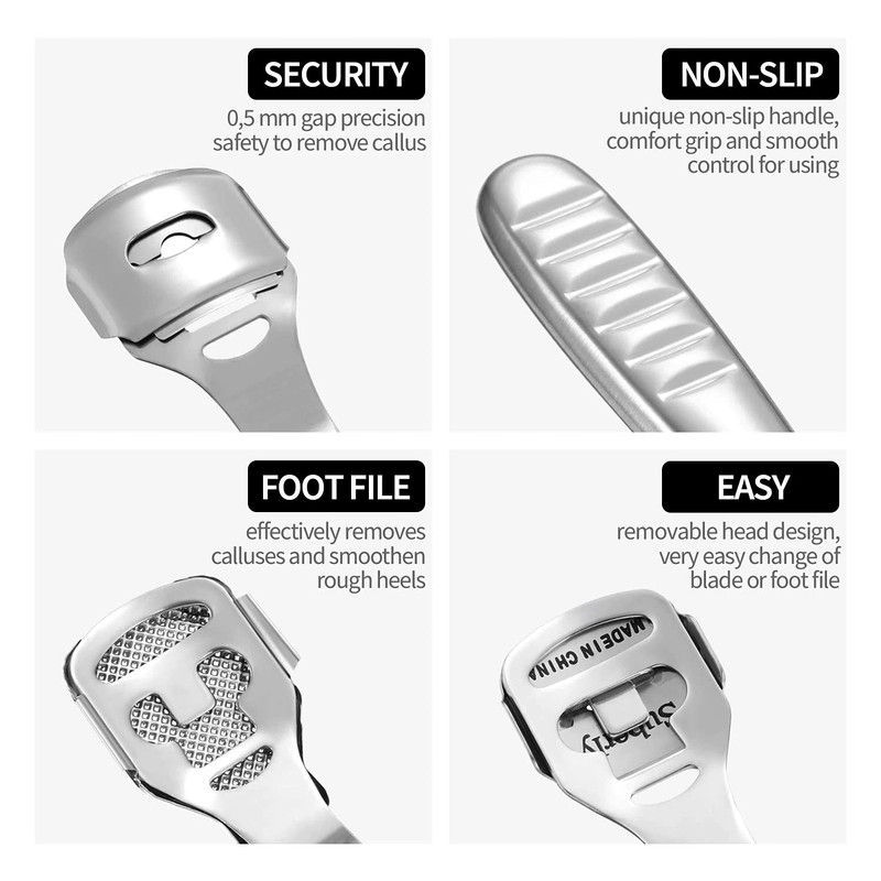 Econtal Callus remover, callus rasp foot, callus scraper for foot