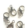 Unbranded Jewelry Findings-Zinc Alloy Platinum Lobster Claw Clasps 25pcs