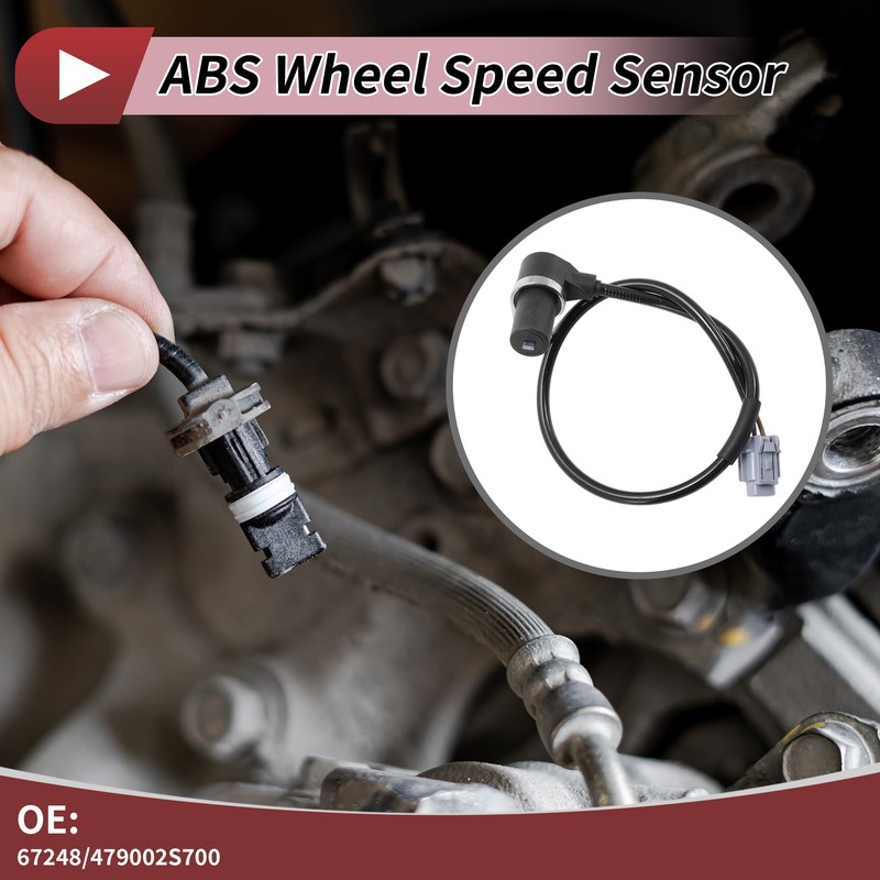 HEROFFIX ABS Wheel Speed Sensor Rear Right ABS Sensor Anti-lock