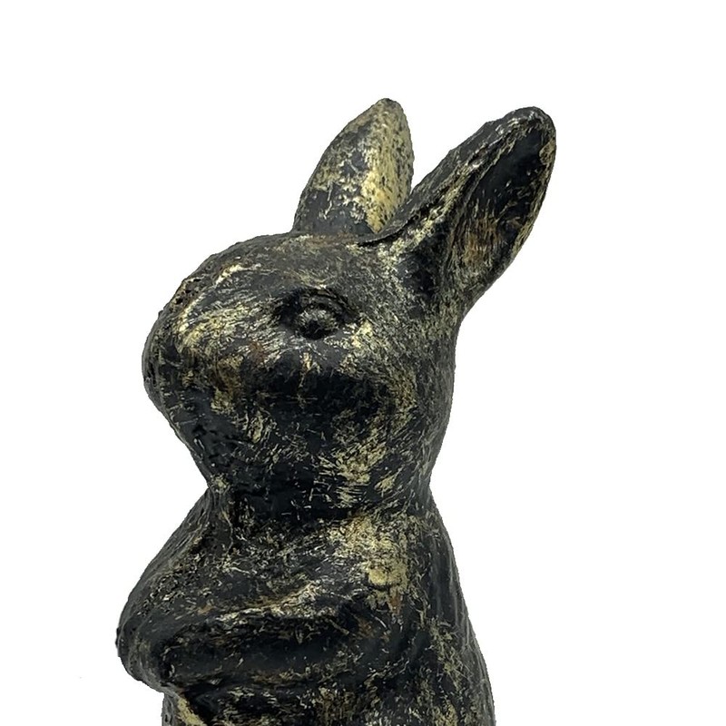 Cast Iron Door Stop, Cute Decorative Rabbit Door Stopper, Heavy