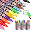 Chalk Pens for Blackboard, Washable, Pack of 12, Repeatable Wipe
