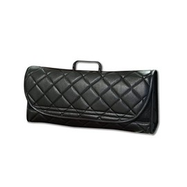 TEXMAR LTD JAGUAR Luxury Car BLACK Leather Boot Tidy Organiser - Fits all Models