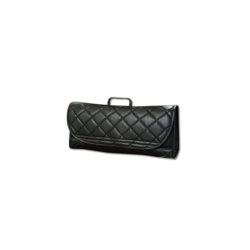 TEXMAR LTD JAGUAR Luxury Car BLACK Leather Boot Tidy Organiser