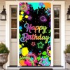 Avezano Glow Neon Birthday Door Cover Glow in The Dark