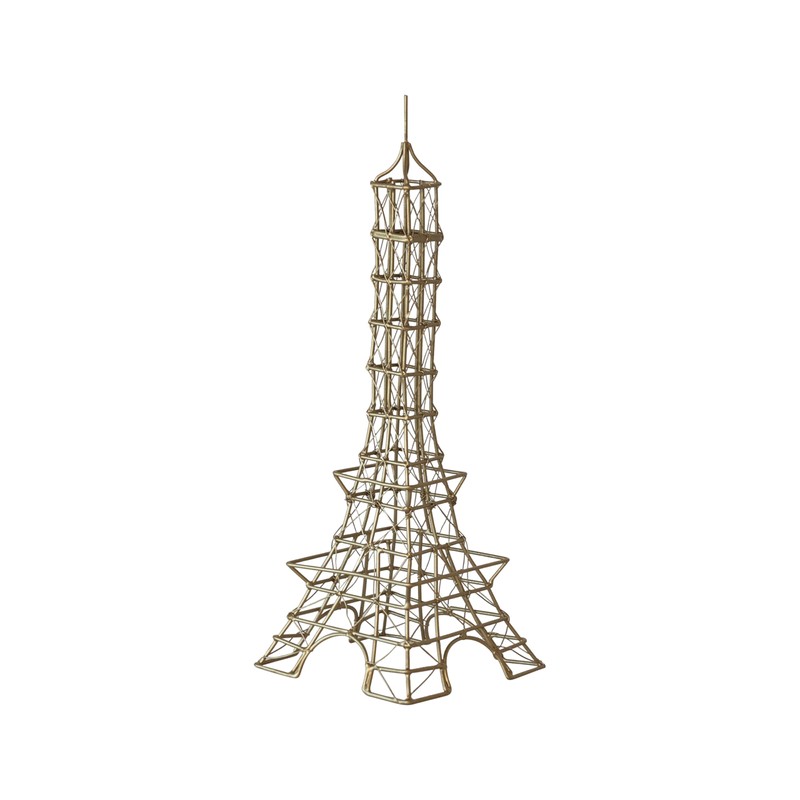Creative Co-Op Decorative Wire Eiffel Tower, Antique Brass