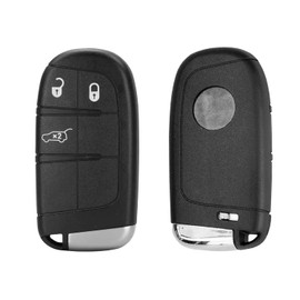 Kesiku Cover per chiave compatibile con Fiat 500X 2014+, Jeep Compass 2006+, Renegade 2014+ chiave, custodia chiave Jeep Compass, guscio chiave Fiat 500X, segnale sicuro di ricambio telecomando