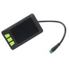 Electric Bike LCD Display Meter ABS 22.5mm 24V 36V 48V