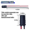 T10 194 Instrument Bulb Socket for Car, Round Mouth Pre-Wired