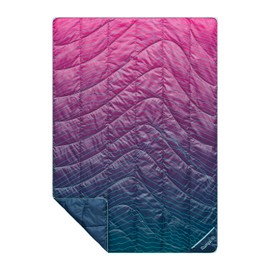 Rumpl Backcountry Puffy Blanket - Packing Comfort Into Uncomfortable Places, 100% Recycled Polyester Insulation, Lightweight, Packable, Water Resistant, 52" x 75", Moraine