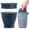 TakeToday Collapsible Travel Cup - Silicone Foldable Water Cup, BPA-Free