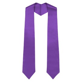 GHGMAO Plain Graduation Stole for Unisex Adults, Class of 2025 Graduation Sash Honor Stoles for Academic Commencements, 60" / 72" Long, 13 Colors