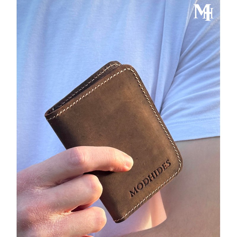MODHIDES Genuine Leather Card Holder for Men & Women |