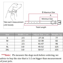 ETOPARS Spiked Studded Leather Dog Collar, Bullet Nail Rivet Dog Collar, Dog Collar for Medium & Large Dogs Pitbull, Dog Leash Punk Dog Collar