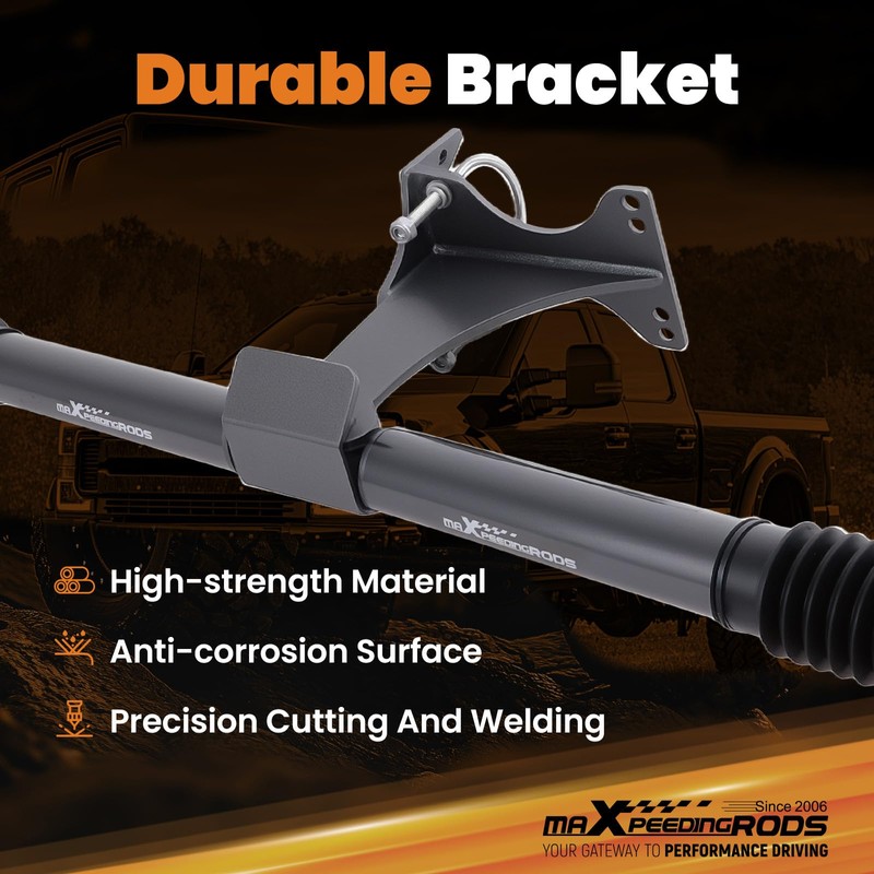 maXpeedingrods Dual Steering Stabilizer for 2-8" Lift F-250 F-350 4WD