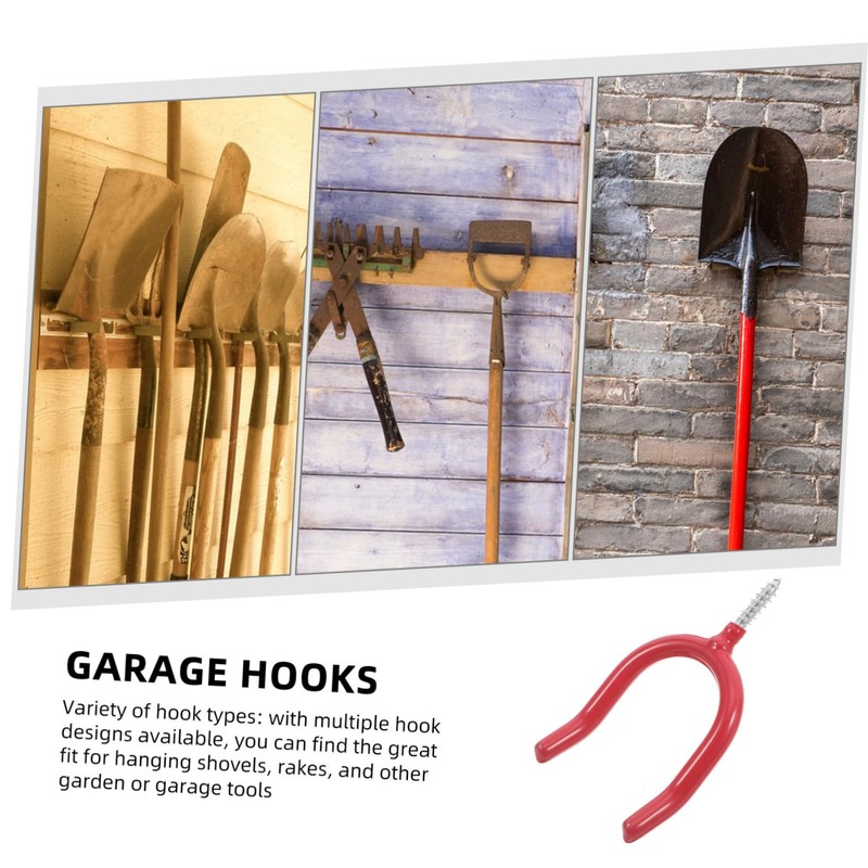ABOOFAN Heavy Duty U Shaped Utility Hooks for Garage Storage