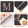 YeeCASE Server Book, Alphabet Waitress Book for Waitress, Leather Waitess