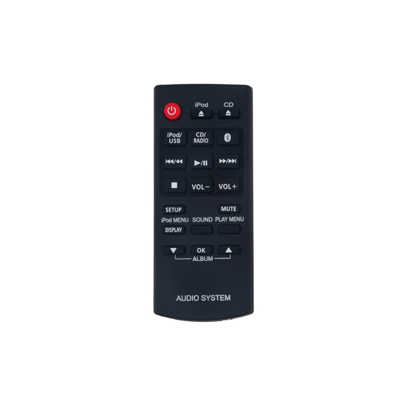 Replacement Remote Control Applicable for Panasonic SC-HC38DB SC-HC38 SC-HC58DB SC-HC58