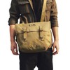 SMONT WW2 US M1936 Canvas Messenger Bag, 12" Vintage Tactical