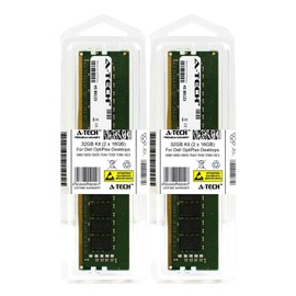 A-Tech 32GB 2x 16GB DDR4 Memory RAM for DELL OPTIPLEX 3060 5050 5055 7040 7050 7060 XE3