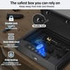 [ 30% Larger capacity ]Gun Safe for Pistols, Biometric Handgun