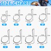 Circle Hooks Fishing Hooks Tackle - 100/150pcs 2X Strong Saltwater
