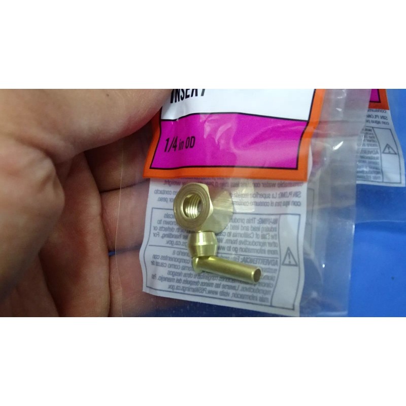 EVERBILT Qty 10 Pkgs EVERBILT 1/4" OD COMPRESSION NUT &