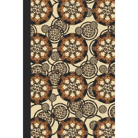  Sketchbook: Animal Print Mandala 6x9 - BLANK JOURNAL WITH NO LINES - Journal notebook with unlined pages for drawing and writing on blank paper