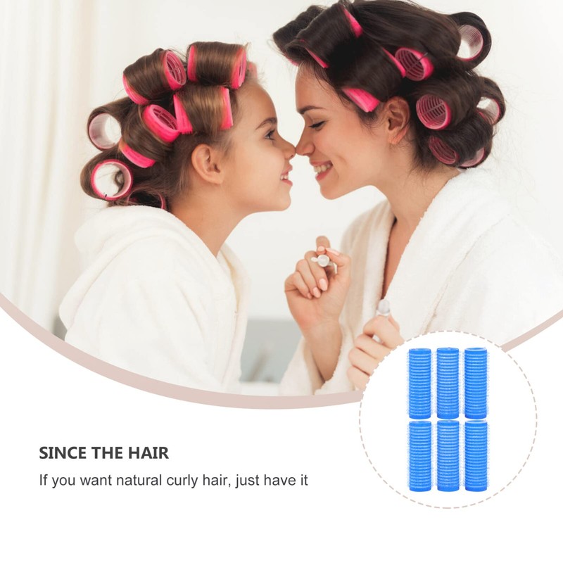 FOMIYES Hair Rollers, Self Grip Hair Roller, 6Pcs Curlers Salon