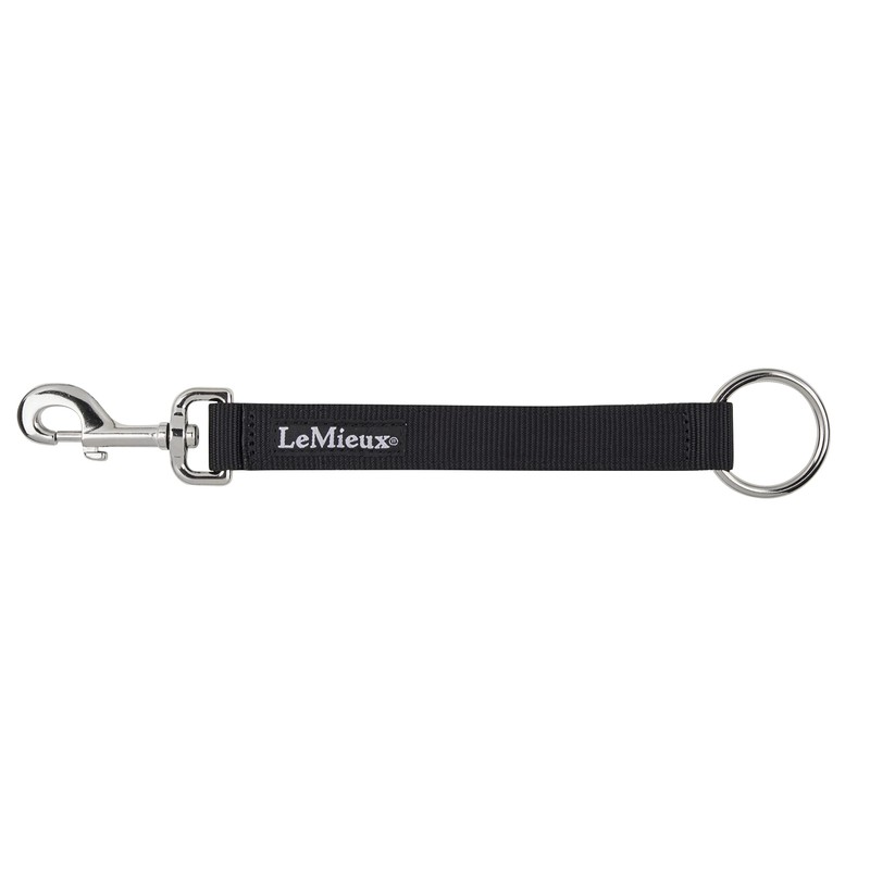 LeMieux Hook & Loop Strap - Black - Tough Nylon