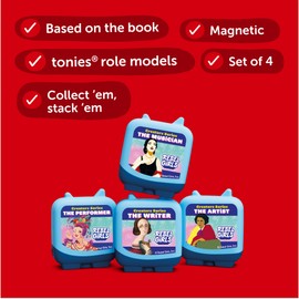 tonies Rebel Girls: Creators Series Audio Clever Pocket Tonie Set, for use with Toniebox