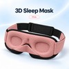 3D Eye Mask for Sleep – Padded Light-Blocking Design with